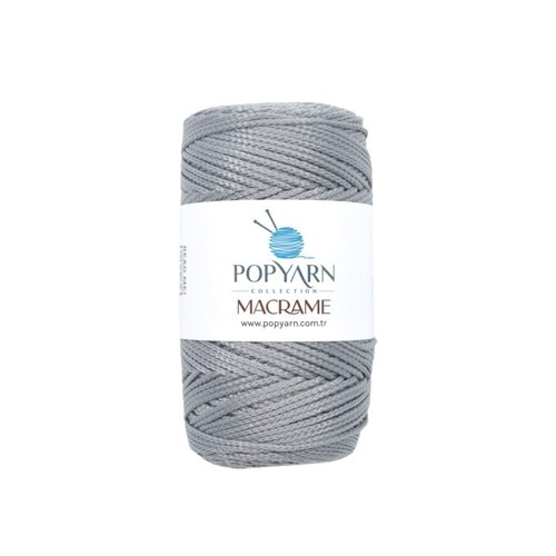 Příze Macrame B044 - šedá, 100g 140m